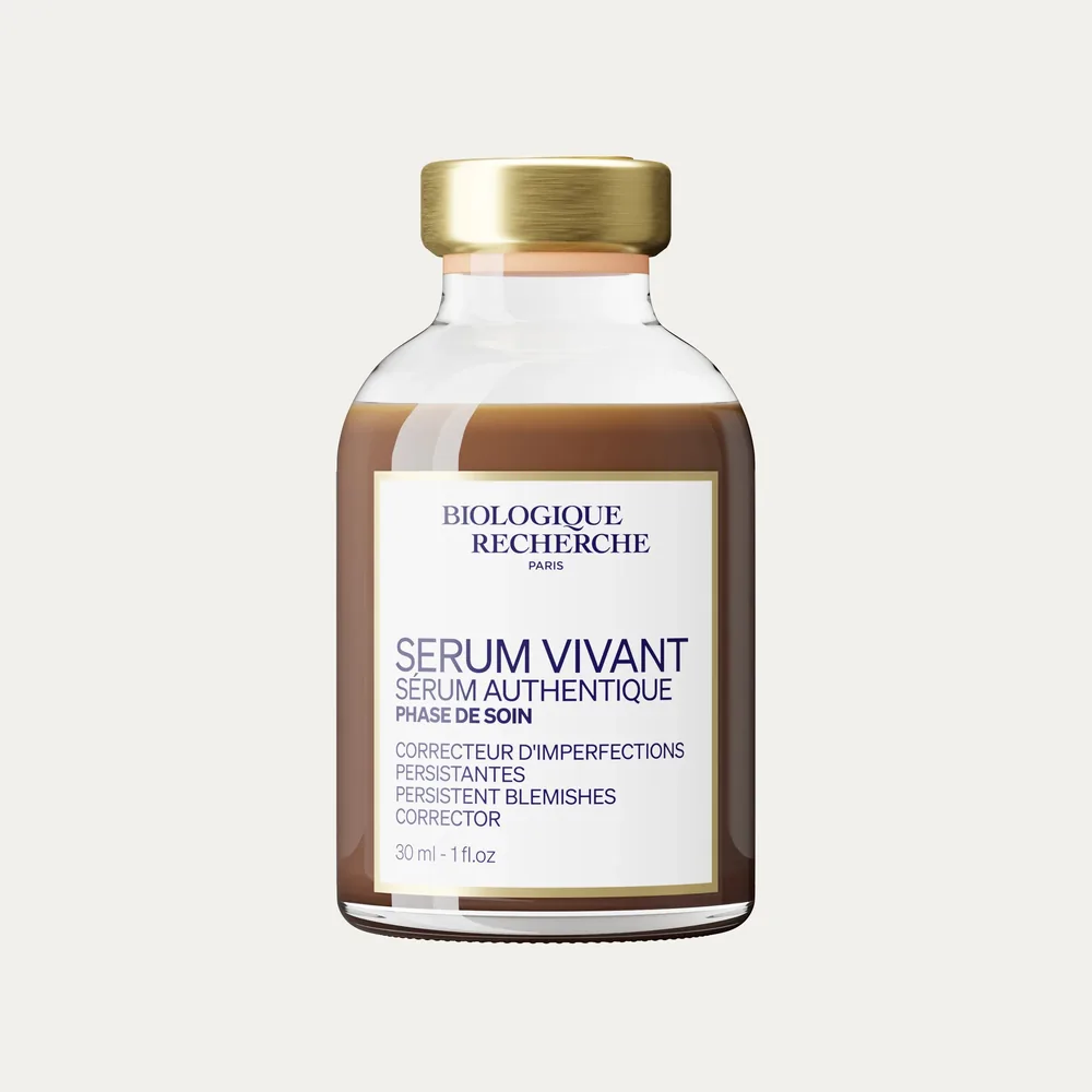 Sérum Vivant by Biologique Recherche in the 30 millilitre bottle with a gold cap